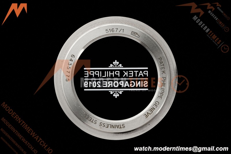 Patek Philippe - Aquanaut 40mm 5167A SS/RED/RU Grey Dial DDF DD330 | 파텍 필립 - 아쿠아넛 40mm 5167A SS/RED/RU 그레이 다이얼 DDF DD330