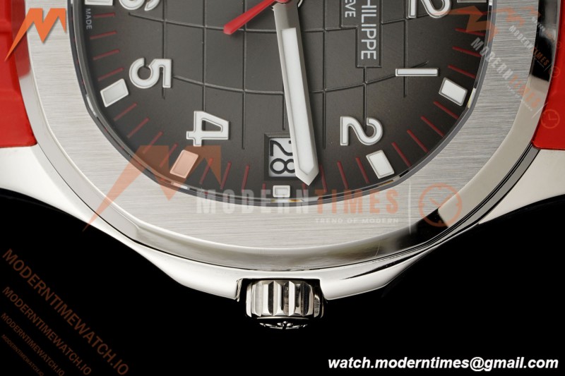 Patek Philippe - Aquanaut 40mm 5167A SS/RED/RU Grey Dial DDF DD330 | 파텍 필립 - 아쿠아넛 40mm 5167A SS/RED/RU 그레이 다이얼 DDF DD330