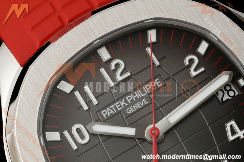 Patek Philippe - Aquanaut 40mm 5167A SS/RED/RU Grn/Num DDF DD324