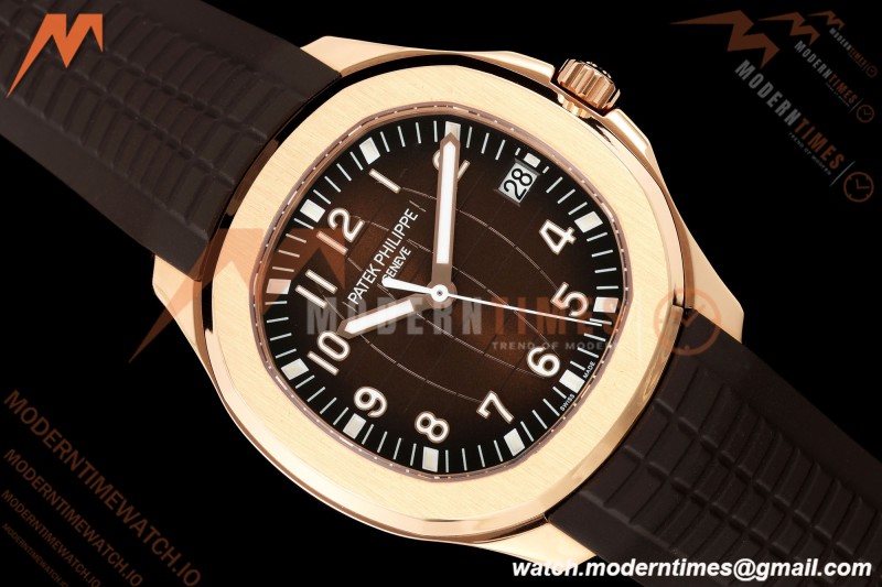 Patek Philippe - Aquanaut 40mm 5167R Gain Weight RG/RU Brn/Num DDF DD324