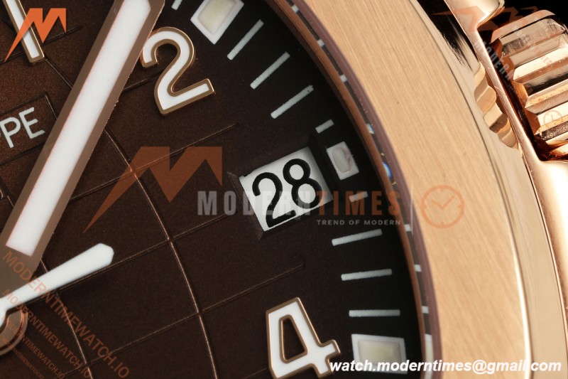 Patek Philippe - Aquanaut 40mm 5167R Gain Weight RG/RU Brn/Num DDF DD330