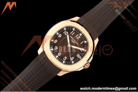 Patek Philippe - Aquanaut 40mm 5167R Gain Weight RG/RU Brn/Num DDF DD330 | 파텍 필립 - 아쿠아넛 40mm 5167R 게인 웨이트 RG/RU Brn/Num DDF DD330