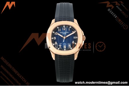 Patek Philippe - Aquanaut 40mm 5167R Gain Weight RG/RU Blu/Num DDF DD324 | 파텍 필립 - 아쿠아넛 40mm 5167R 게인 웨이트 RG/RU 블루/넘버 DDF DD324