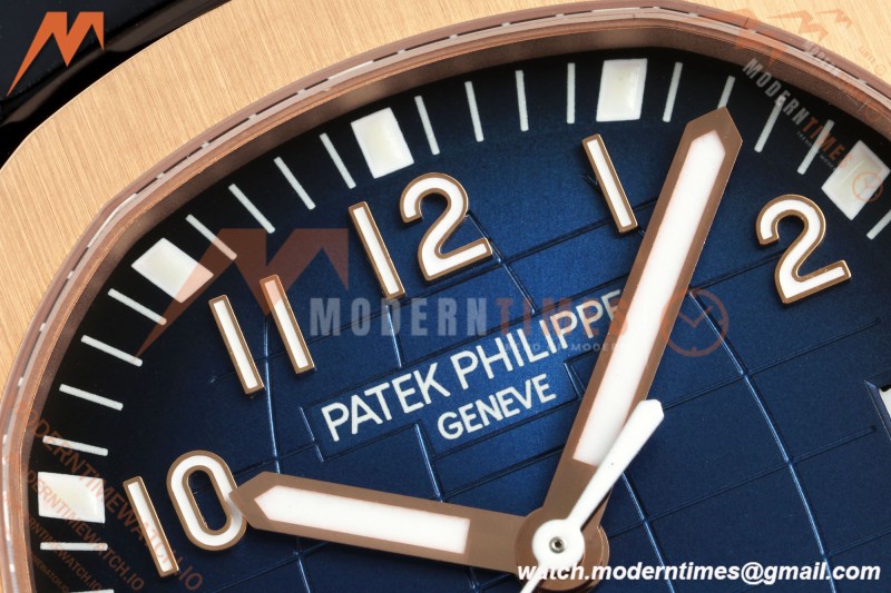 Patek Philippe - Aquanaut 40mm 5167R Gain Weight RG/RU Blu/Num DDF DD324 | 파텍 필립 - 아쿠아넛 40mm 5167R 게인 웨이트 RG/RU 블루/넘버 DDF DD324