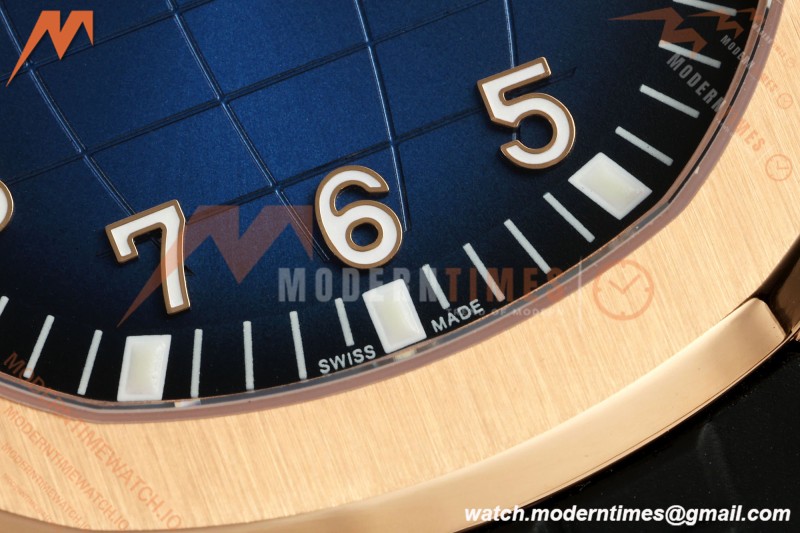 Patek Philippe - Aquanaut 40mm 5167R Gain Weight RG/RU Blu/Num DDF DD324 | 파텍 필립 - 아쿠아넛 40mm 5167R 게인 웨이트 RG/RU 블루/넘버 DDF DD324