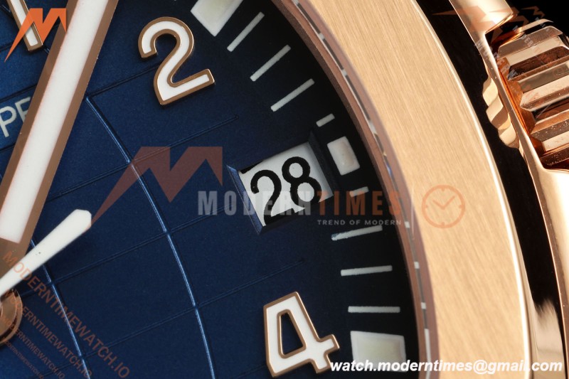 Patek Philippe - Aquanaut 40mm 5167R Gain Weight RG/RU Blu/Num DDF DD330