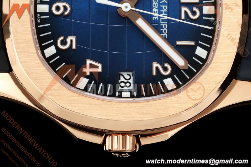 Patek Philippe - Aquanaut 40mm 5167R Gain Weight RG/RU Blu/Num DDF DD330