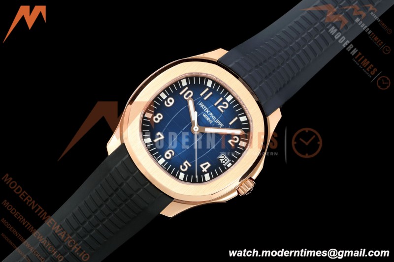 Patek Philippe - Aquanaut 40mm 5167R Gain Weight RG/RU Blu/Num DDF DD330