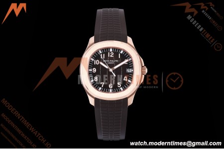 Patek Philippe - Aquanaut 40mm 5167R Gain Weight RG/RU Brn/Num DDF V2 DD324 | 파텍 필립 - 아쿠아노트 40mm 5167R 증가 중량 RG/RU 브라운/넘 DDF V2 DD324