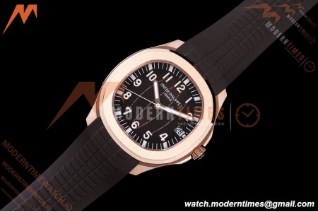 Patek Philippe - Aquanaut 40mm 5167R Gain Weight RG/RU Brn/Num DDF V2 DD324 | 파텍 필립 - 아쿠아노트 40mm 5167R 증가 중량 RG/RU 브라운/넘 DDF V2 DD324