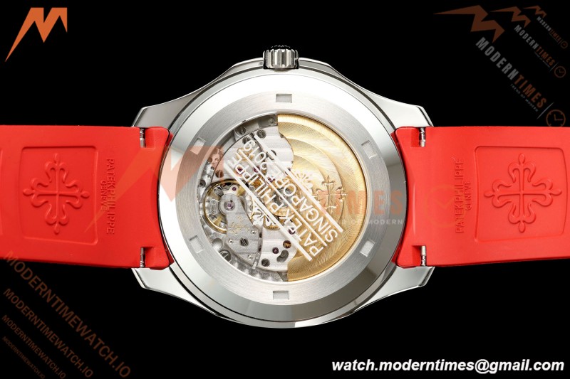 Patek Philippe - Aquanaut 40mm 5167A SS/Red/RU Black Dial BBF DPB330