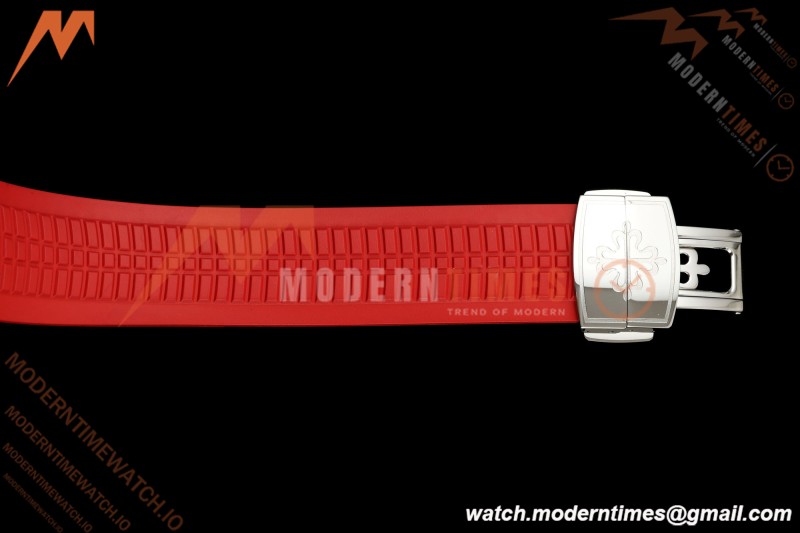 Patek Philippe - Aquanaut 40mm 5167A SS/Red/RU Black Dial BBF DPB330