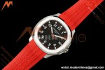 Patek Philippe - Aquanaut 40mm 5167A SS/Red/RU Black Dial BBF DPB330
