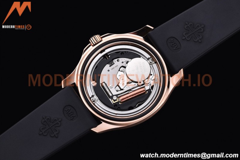 Patek Philippe - Aquanaut Lady 5068R 36mm Diamond RG/RU Black PPF Swiss Qtz