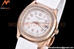 Patek Philippe - Aquanaut Lady 5068R 36mm Diamond RG/RU White PPF A324