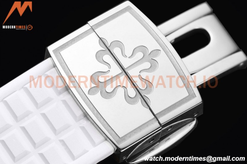 Patek Philippe - Aquanaut Lady 5067A 36mm Diamond SS/RU White PPF A324