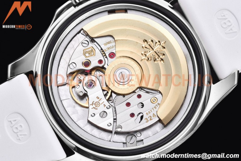 Patek Philippe - Aquanaut Lady 5067A 36mm Diamond SS/RU White PPF A324