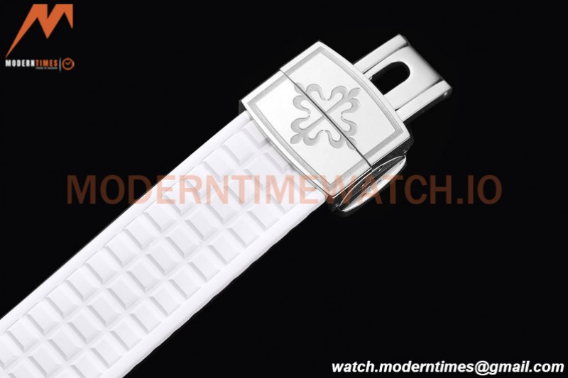 Patek Philippe - Aquanaut Lady 5067A 36mm Diamond SS/RU White PPF Swiss Quartz
