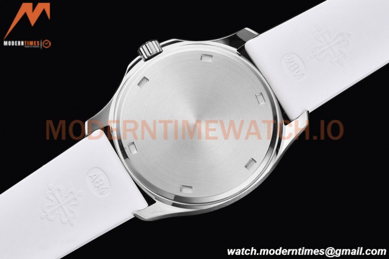 Patek Philippe - Aquanaut Lady 5067A 36mm Diamond SS/RU White PPF Swiss Quartz