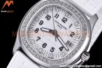 Patek Philippe - Aquanaut Lady 5067A 36mm Diamond SS/RU White PPF Swiss Quartz
