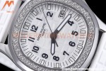 Patek Philippe - Aquanaut Lady 5067A 36mm Diamond SS/RU White PPF Swiss Quartz