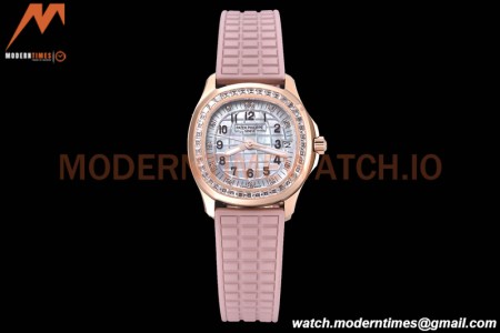 Patek Philippe - Aquanaut Lady 5072R 36mm Diamond RG/RU MOP PPF A324