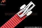 Patek Philippe - Aquanaut Lady 5067A 36mm Diamond SS/RU Red PPF Swiss Quartz