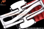 Patek Philippe - Aquanaut Lady 5067A 36mm Diamond SS/RU Red PPF Swiss Quartz