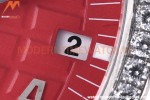 Patek Philippe - Aquanaut Lady 5067A 36mm Diamond SS/RU Red PPF Swiss Quartz