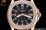 Patek Philippe - Aquanaut Lady 5068R 36mm Diamond RG/RU White PPF A324