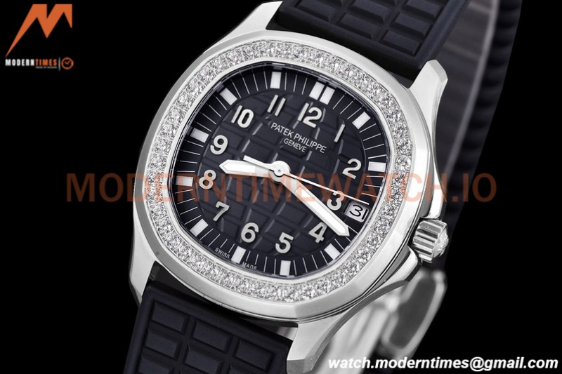 Patek Philippe - Aquanaut Lady 5067A 36mm Diamond SS/RU White PPF A324
