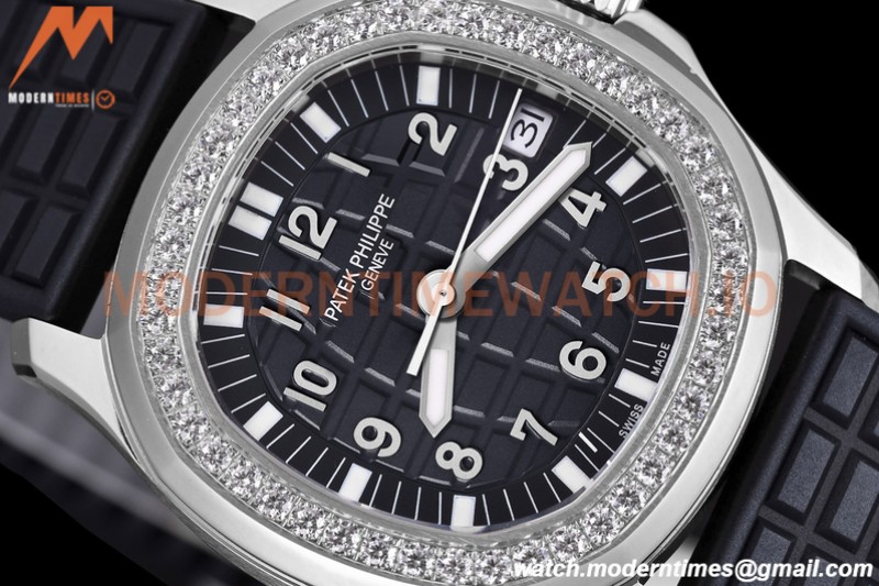 Patek Philippe - Aquanaut Lady 5067A 36mm Diamond SS/RU White PPF A324