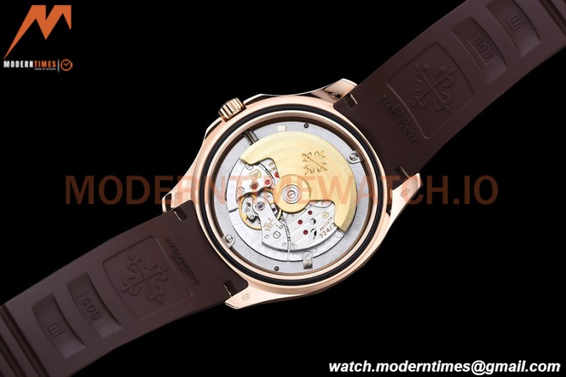 Patek Philippe - Aquanaut 5167R 40mm RG/RU Brown/Num ZF V3 A324