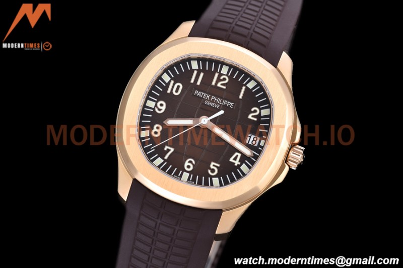 Patek Philippe - Aquanaut 5167R 40mm RG/RU Brown/Num ZF V3 A324