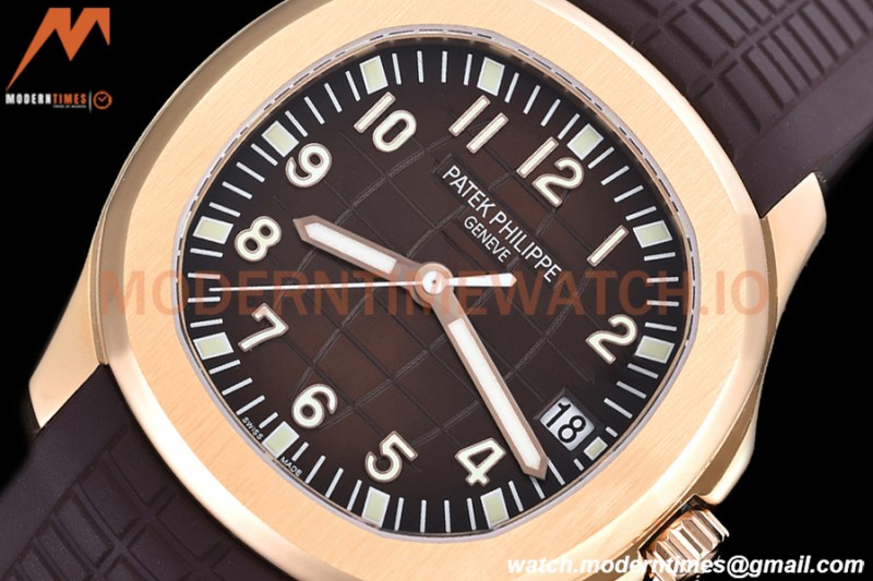Patek Philippe - Aquanaut 5167R 40mm RG/RU Brown/Num ZF V3 A324