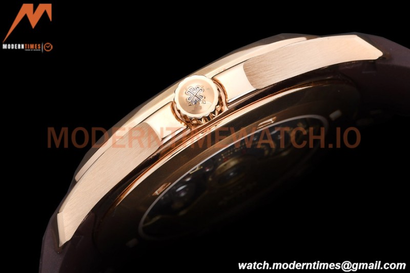 Patek Philippe - Aquanaut 5167R 40mm RG/RU Brown/Num ZF V3 A324