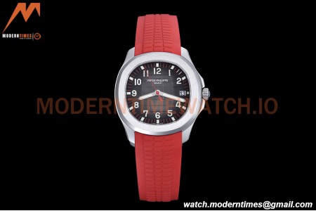 Patek Philippe - Aquanaut 5167A 40mm SGP Edn SS/Red RU Blk/Num ZF V3 A324