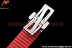 Patek Philippe - Aquanaut 5167A 40mm SGP Edn SS/Red RU Blk/Num ZF V3 A324