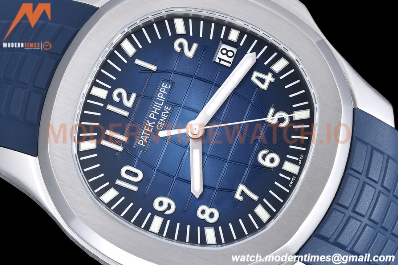 Patek Philippe - Aquanaut 5168G 42mm SS/Blue RU Blue/Num ZF V3 A324