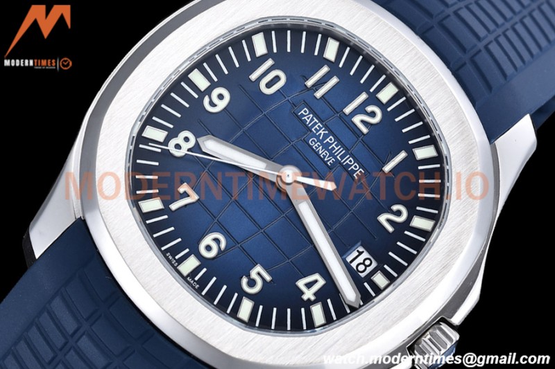 Patek Philippe - Aquanaut 5168G 42mm SS/Blue RU Blue/Num ZF V3 A324