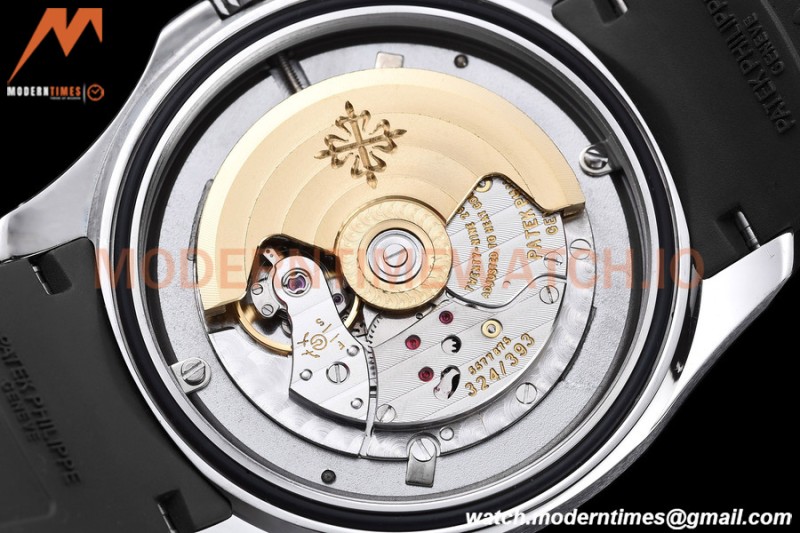 Patek Philippe - Aquanaut 5165A 38.5mm SS/RU Blk/Num ZF V3 A324
