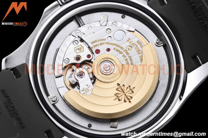 Patek Philippe - Aquanaut 5165A 38.5mm SS/RU Blk/Num ZF V3 A324