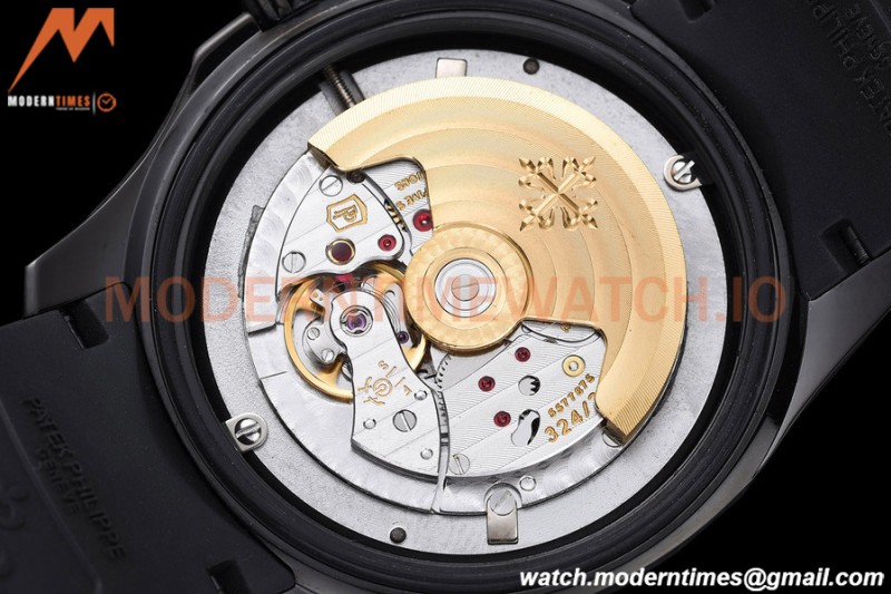 Patek Philippe - Aquanaut 5167A 40mm Black DLC/RU Blk/Num ZF V3 A324