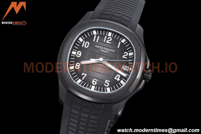 Patek Philippe - Aquanaut 5167A 40mm Black DLC/RU Blk/Num ZF V3 A324