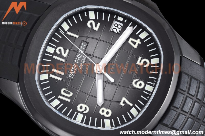 Patek Philippe - Aquanaut 5167A 40mm Black DLC/RU Blk/Num ZF V3 A324
