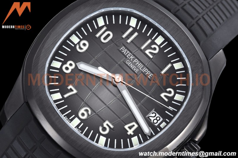 Patek Philippe - Aquanaut 5167A 40mm Black DLC/RU Blk/Num ZF V3 A324