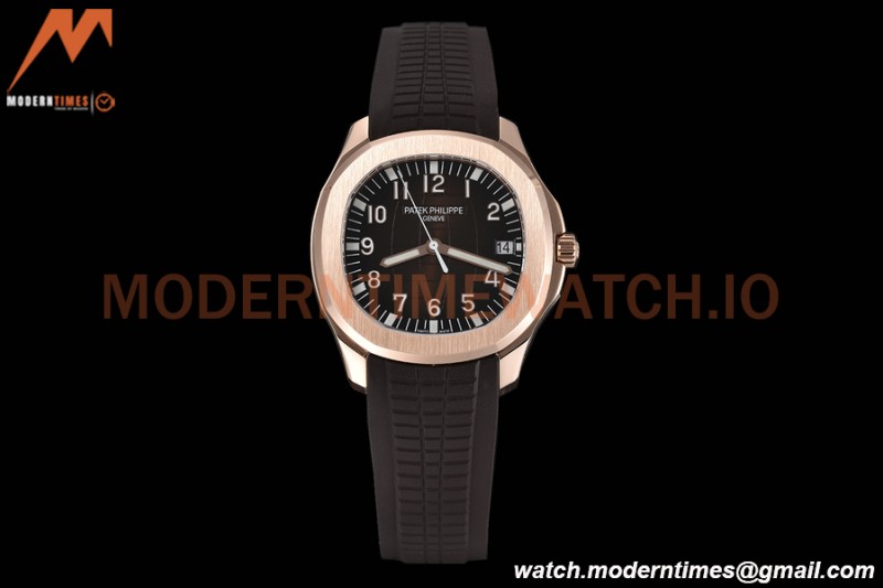 Patek Philippe - Aquanaut 5167R 40mm Tungsten Gain Weight RG/RU Brown/Num CTF A324