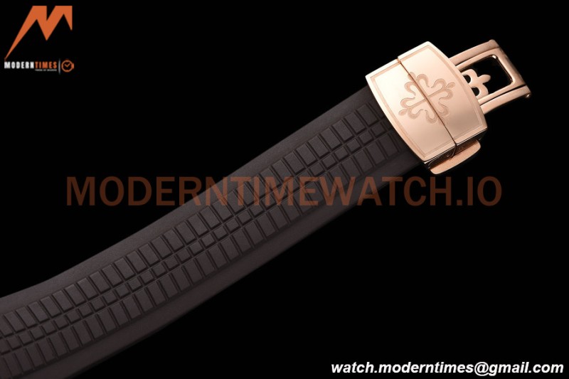Patek Philippe - Aquanaut 5167R 40mm Tungsten Gain Weight RG/RU Brown/Num CTF A324