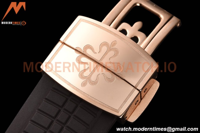 Patek Philippe - Aquanaut 5167R 40mm Tungsten Gain Weight RG/RU Brown/Num CTF A324