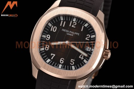 Patek Philippe - Aquanaut 5167R 40mm Tungsten Gain Weight RG/RU Brown/Num CTF A324